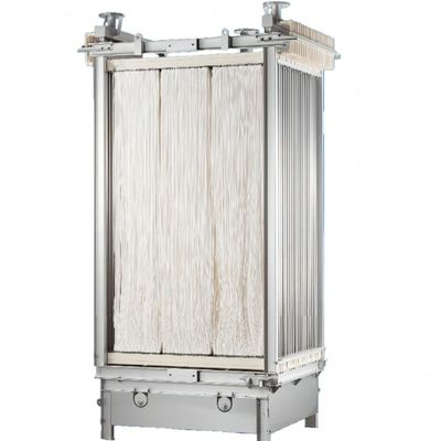 30-50 LMH バックウォッシュ フルックス PVDF PES MBR 10 m2 のホールファイバー超濾過膜繊維 長持ち性能